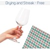 QCS Towel - Pack of 10 Colured Check Tea Towels
