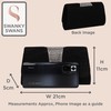SwankySwans Women's Julie Clutch Bag, black