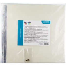 Artemio 10 Plastic Sleeves Photo Album 30.5 x 30.5 cm-3 Holes