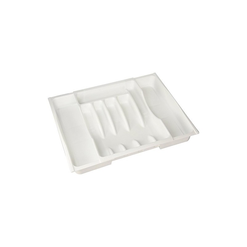 Rubbermaid Adjustable Cutlery Tray, White