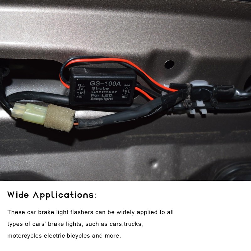 MTRPS 2 PCS Flash Strobe Controller, 12V-24V GS-100A LED Flasher