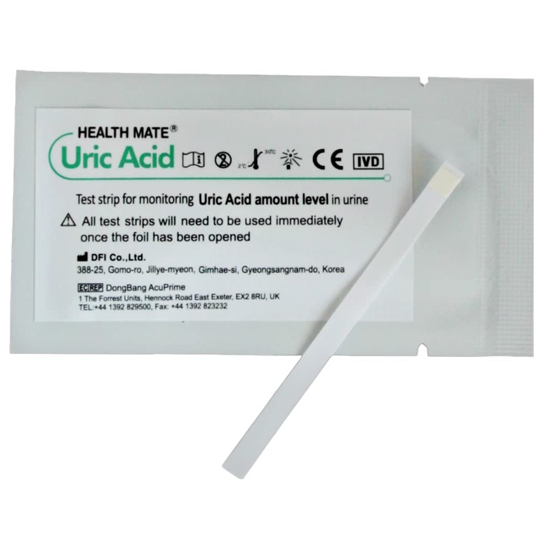 10 x GP Professional Uric Acid Gout Urine Test Strips
