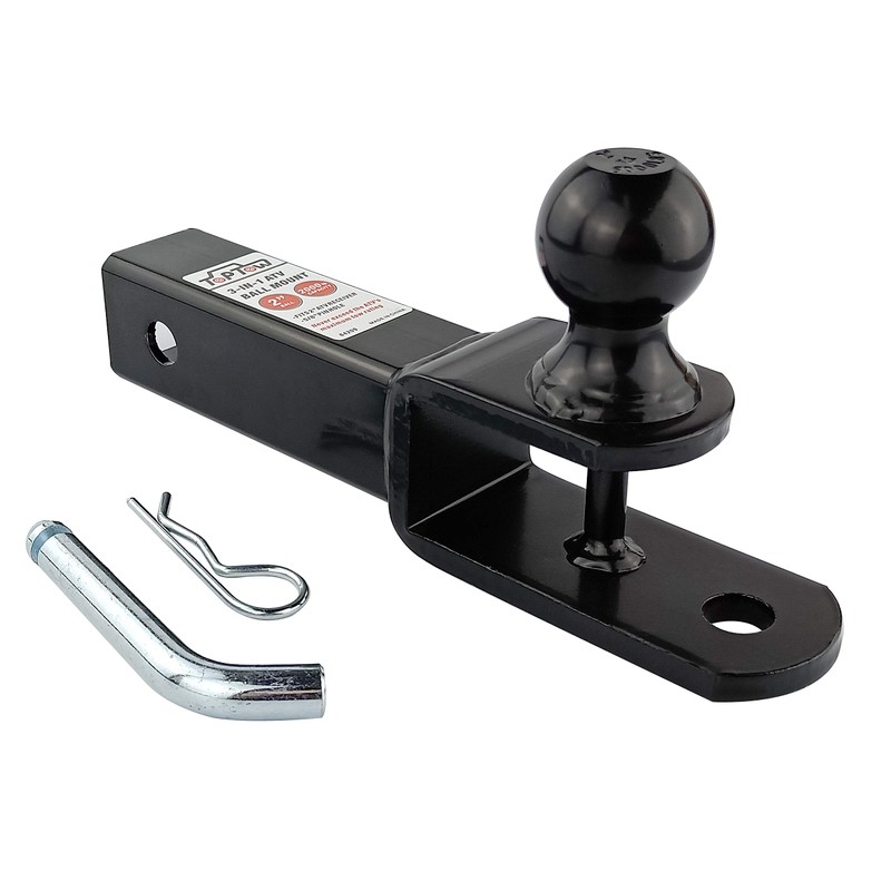 TOPTOW ATV/UTV Trailer Hitch Towing Ball Mounts, 2-Inch Ball, Clevis