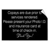 Copays are Due Prior to Services Show Id Insurance Card