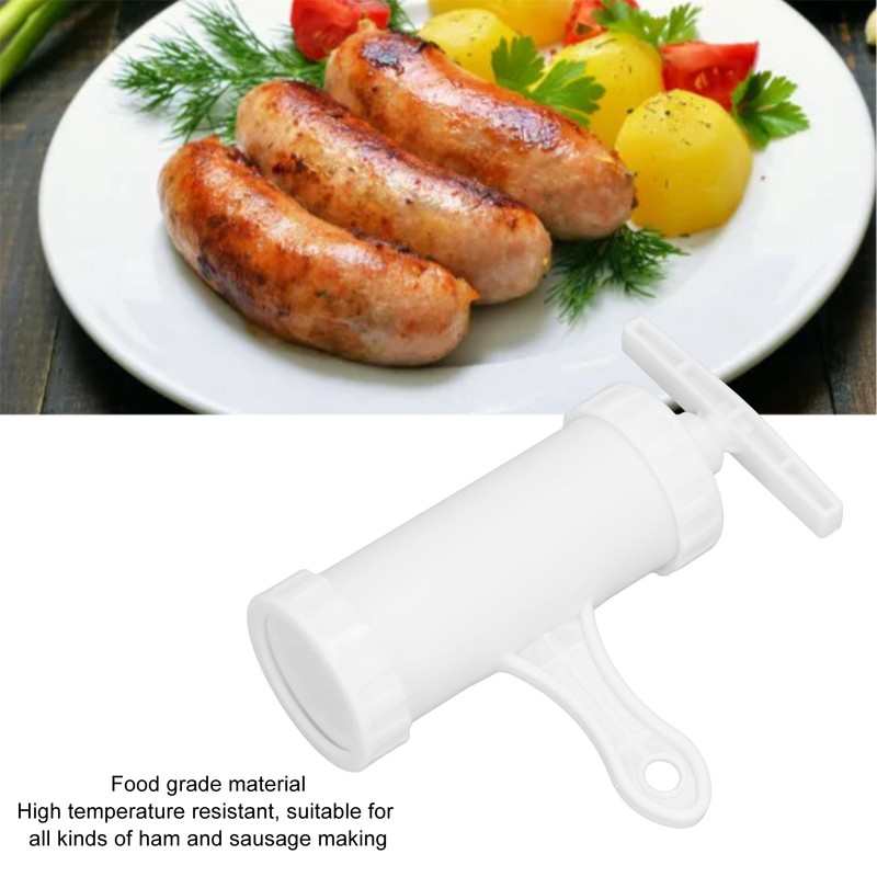 Plastic Sausage Casings Inedible Casings with Sausage Stuffing Tubes Manual