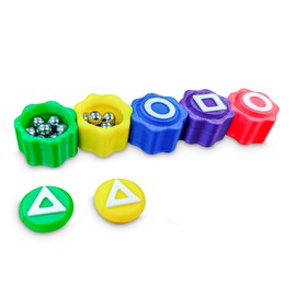 TOYPLASH - Set of 5 Stones Gonggi Game - Gonggi Stones Original Korea - Gongi Game for Children & Adults - Korean Stone Traditional - Gongi Korean Game Original - Jackstones Game (Plastic Bag)