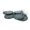 NFC Keyfobs, 40x32mm, 924 Byte, black, optimal for contact data/smartphone