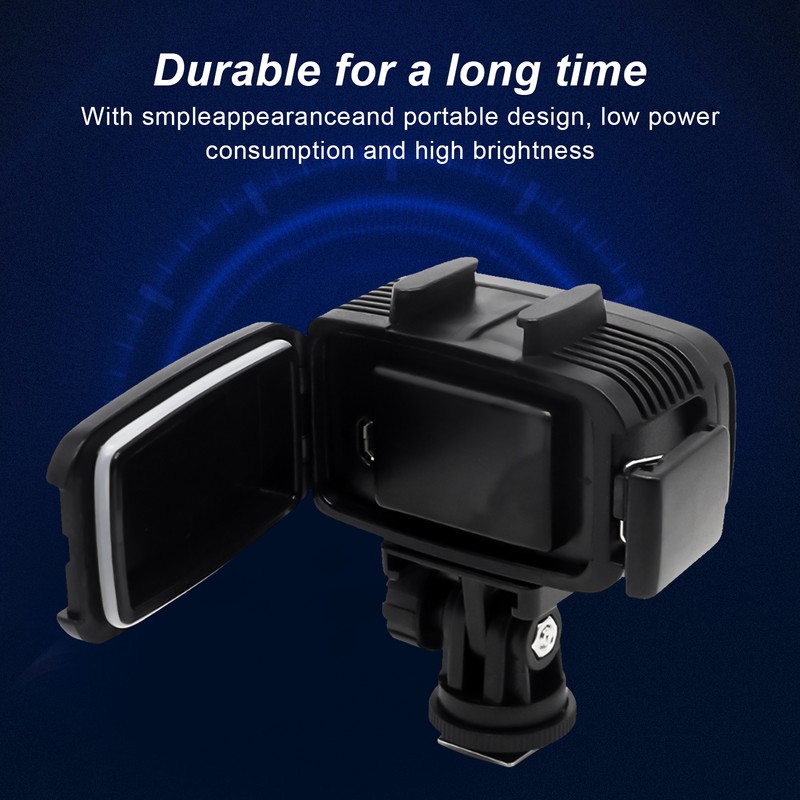 40m Underwater Photography Fill Light Waterproof Diving Camera LED Video