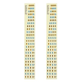 Toolso 2Pcs Guitar Sticker Guitarra Fingerboard Stickers Bass Fretboard Scale Note Label Fret Sticker Bass Practice Guitar Accessories