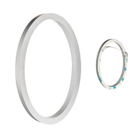 YWONOBS Door Numbers, 5 Inches 3D Self Adhesive House Numbers, Address Numbers，Mailbox Number Stickers for House Mailbox Apartment Hotel Courtyard Silver(0)