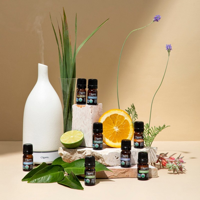 Cliganic Organic Geranium Essential Oil, 100% Pure Natural for Aromatherapy