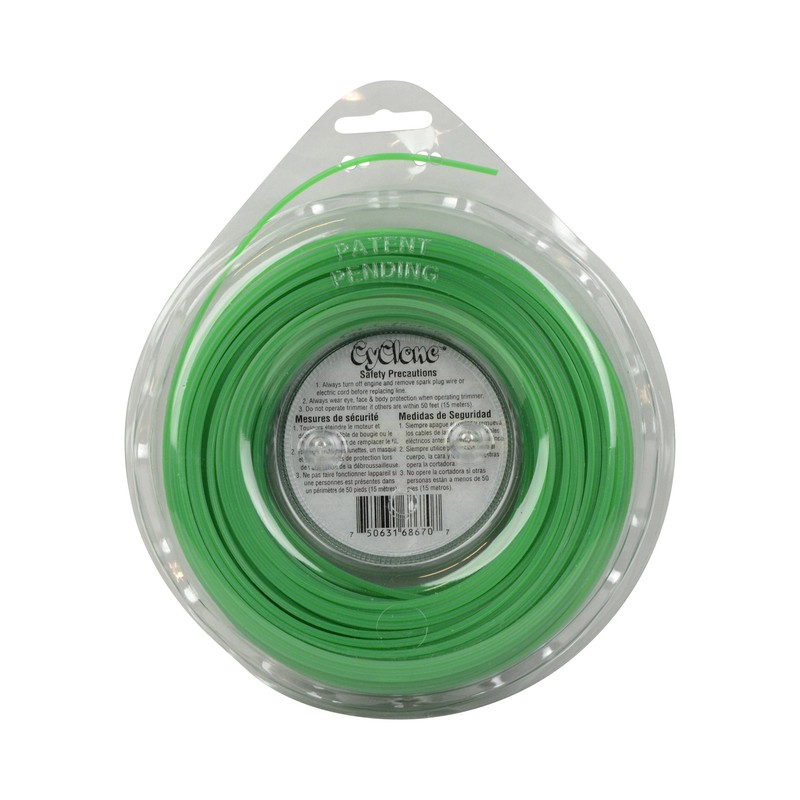 Cyclone CY080D1/2 0.080" x 200' String Trimmer Line, Green -