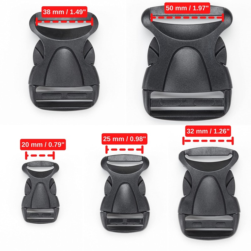 Your Day Mate Buckle for Webbings, Made of Hard Plastic,