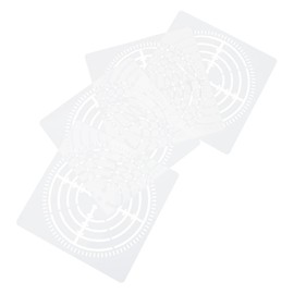 Operitacx 4 Sheets Decorative Stencils Decorative Mandala Dot Templates Painting Stencils Pet DIY Mandala Dot Templates