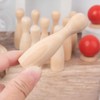 Toyvian Wooden Bowling Set for Kids and Adults - 10