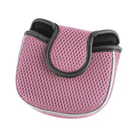 Andux Mesh Mallet Putter Cover Golf Putter Head Covers Pink, Square MT/TG14