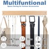 Belt and Tie Organizer for Closet, Tie and Belt Rack