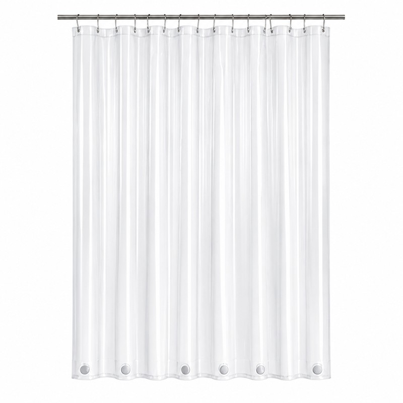 Clear PEVA Shower Curtain Liner for Bathroom – Waterproof Design
