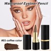 JAONLD 2 Stücke Eyeliner Wasserfest Matte Schnell Trocknender Eyeliner Wasserfest,Hohe