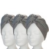 Lead Care Hair Turban, Hair Drying Towel, Set of 3,