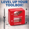 MeasuPro Demagnetizer and Magnetizer - Red - for Screwdrivers Tips,
