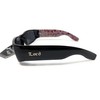 Locs Mens Hardcore Gangster Sunglasses Bandana Print BLACK/RED