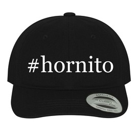 #Hornito - Hashtag Soft Black Dad Hat Baseball Cap, One Size