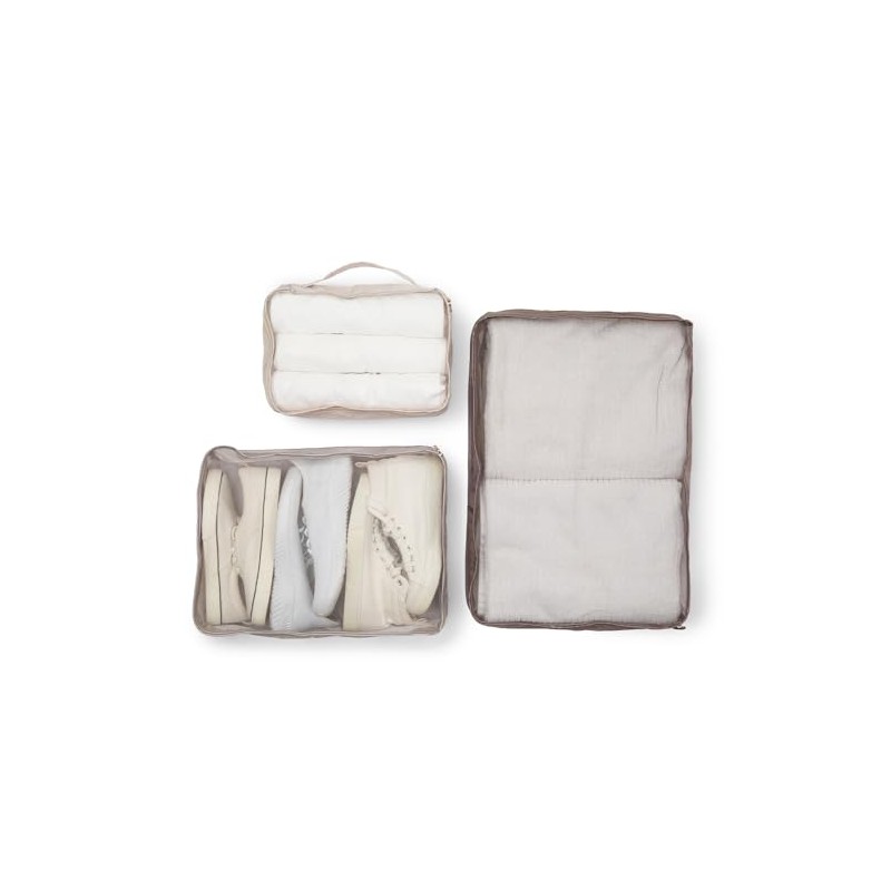 Miamica Packing Cube Set - 3-Piece Set, Khaki