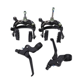 ZTTO Bike Brake Set Aluminum Alloy Bicycle Brake Caliper Brake Lever Set for Brompton Folding Bike Modified Parts