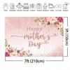 Mocsicka Happy Mother's Day Backdrop Floral Golden Dots Mothers Day