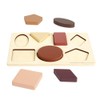 Excellerations Chunky Puzzle Shapes - Natural