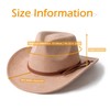 EOGIMI Suede Cowboy Hat for Women and Men Classic Western