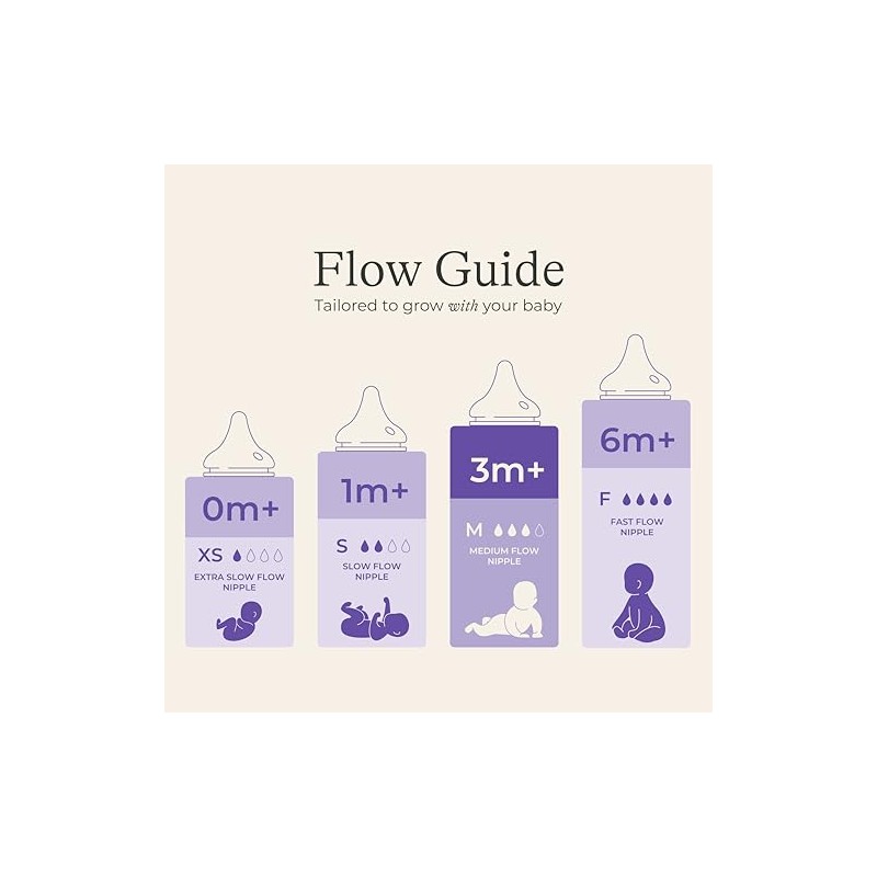 Lansinoh mOmma Nipples, Medium-Flow, 2 Count