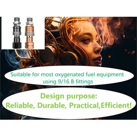 YBMTE Upgraded Cutting Torch Quick Connect Fittings, Oxy Acetylene Quick Connects used for Hose to Torch, Fit for 9/16 B Fittings, make oxy-fuel setup more flexible. YBMTE