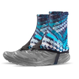 YAPJEB Hiking Gaiters, Trail Running Gaiters Sandproof, Lightweight Leg Gaiters for Men Women, Boot Equipmentfor for Hunting, Mountain Climbing, Snow(Blue-M)