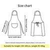 2 Pack Kitchen Cooking Aprons, Waterproof and Oil-Proof Wipe-able Hand