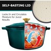 MUELLER HOME 4.5 QT Enameled Cast Iron Dutch Oven, Heavy-Duty