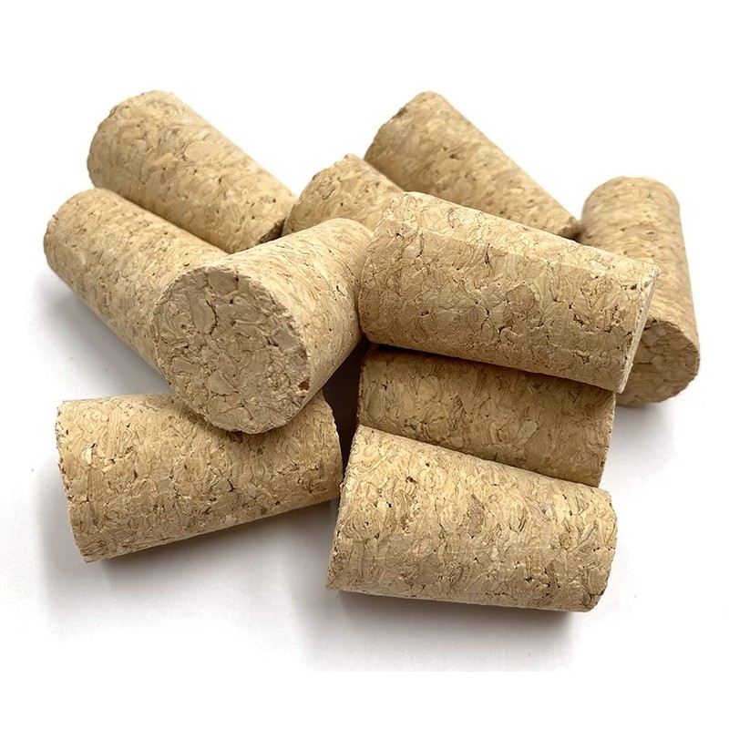 Aliotech 10PCS Natural Soft Wood Corks Tapered Wooden Bottle Stopper