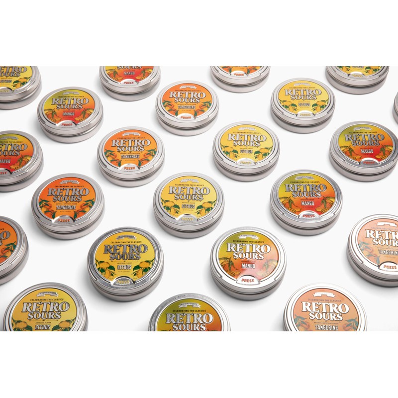 Retro Sours | Hard Tangy Candy | Brought To You