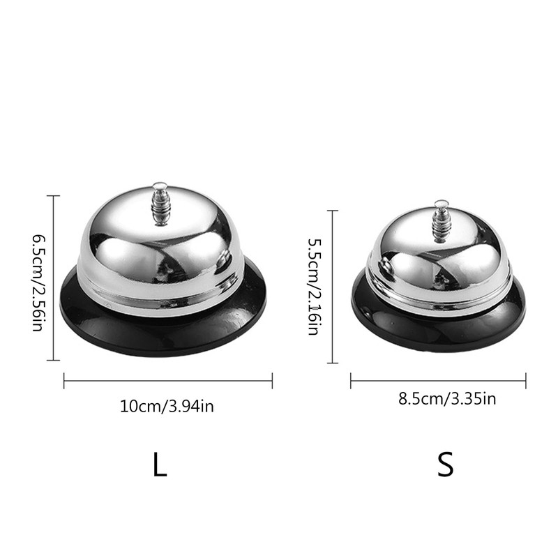 GREYWAWA Metal Anti-Rust Desktop Call Bells Customer Service Bells Pet