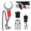 High Strength 4-Piece Bicycle Cassette Tool Set with 3-in-1 Cassette