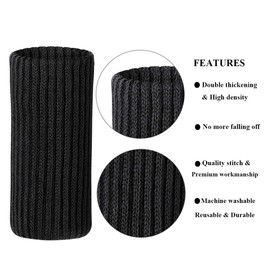 UrsoKuz 32PCS Furniture Leg Socks High Elastic Non-Slip Chair Leg Protectors for Hardwood Floors Chair Leg Feet Socks Covers Furniture Caps Set, Fit Girth from 2.7" to 7"