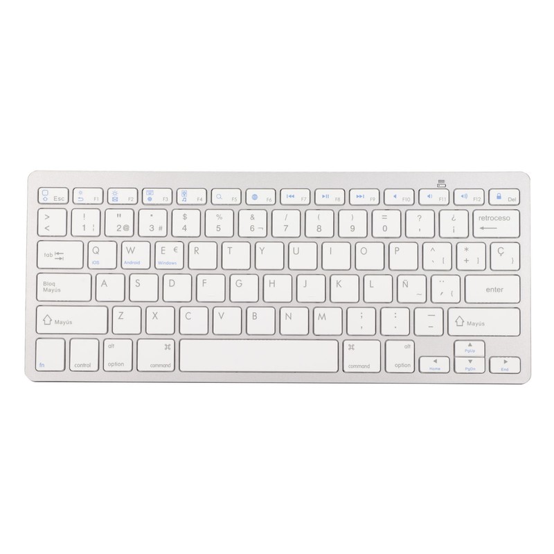 Wireless Keyboard Ultra Lightweight Ergonomic Compact Keyboard for IOS, for
