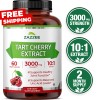 Zazzee Tart Cherry 10:1 Extract, 3000 mg Strength, 60 Vegan