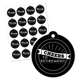 Happy Retirement - Retirement Party Favor Gift Tags (Set of 20)