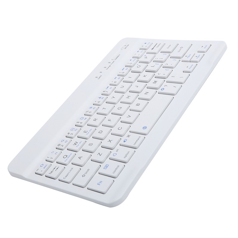Mini Keyboard Bluetooth Portable 59 Keys Tablet Computer Supplies White