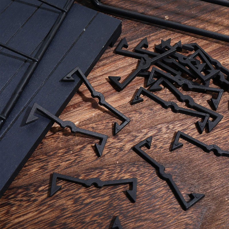 Pegboard Hook Locks Black Plastic Peg Hook Fixer Board Accessories