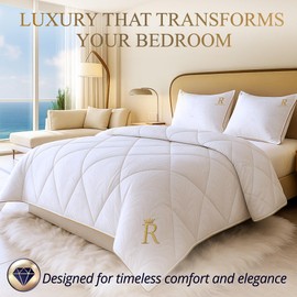 Royal Therapy Twin Comforter, White Comforter Twin Size, Duvet Insert, Twin Size Bed, Duvet Insert, Down Alternative Blanket
