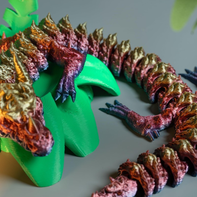Rangus3D Cosmic Dragon Egg - 3D Printed Crystal Dragon Toy