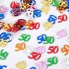 Folat - Table Confetti Number, Number 50, multicoloured